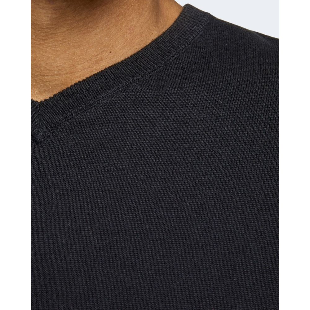 Jack Jones Black Cotton T-Shirt