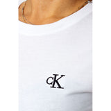 Calvin Klein Jeans White Cotton Tops & T-Shirt