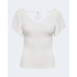 Only White Polyamide Tops & T-Shirt