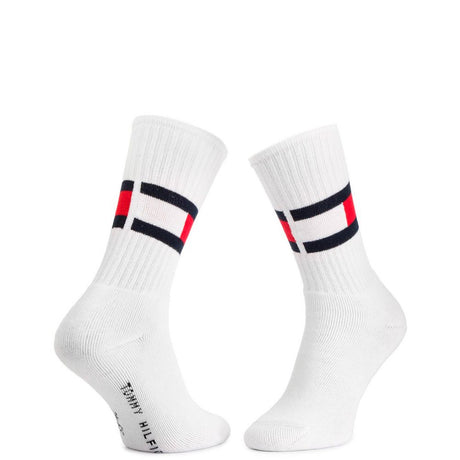 Tommy Hilfiger White Cotton Sock