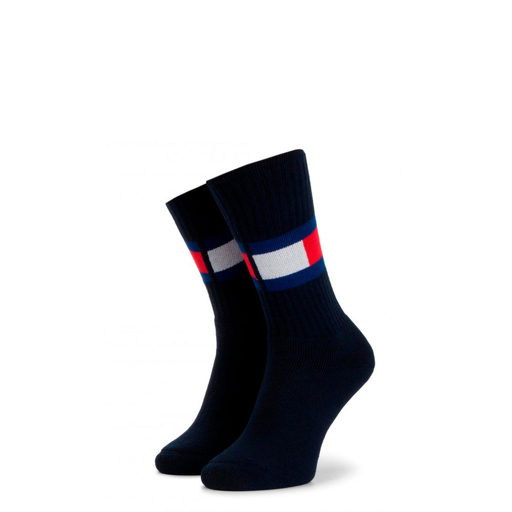 Tommy Hilfiger Blue Cotton Sock