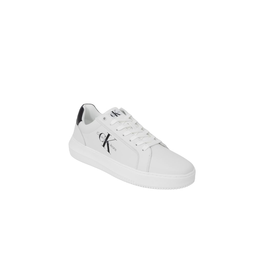 Calvin Klein Jeans Black And White Leather Sneaker