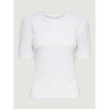 Only White Cotton Tops & T-Shirt