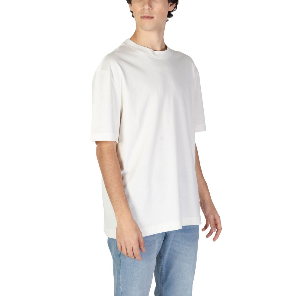 Calvin Klein Jeans Beige Cotton Rigenerato T-Shirt