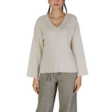 Only Cream Viscose Sweater