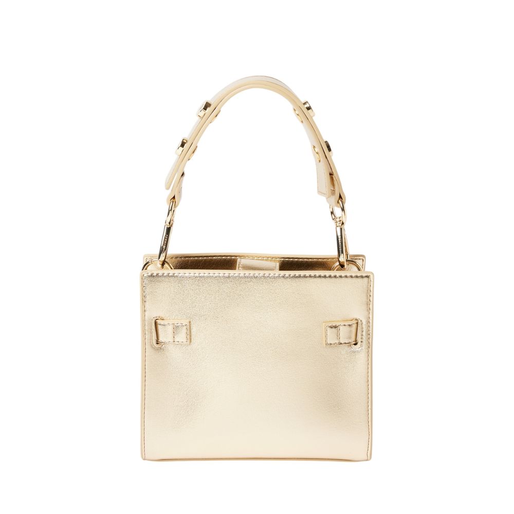 Tommy Hilfiger Gold Polyethylene Handbag