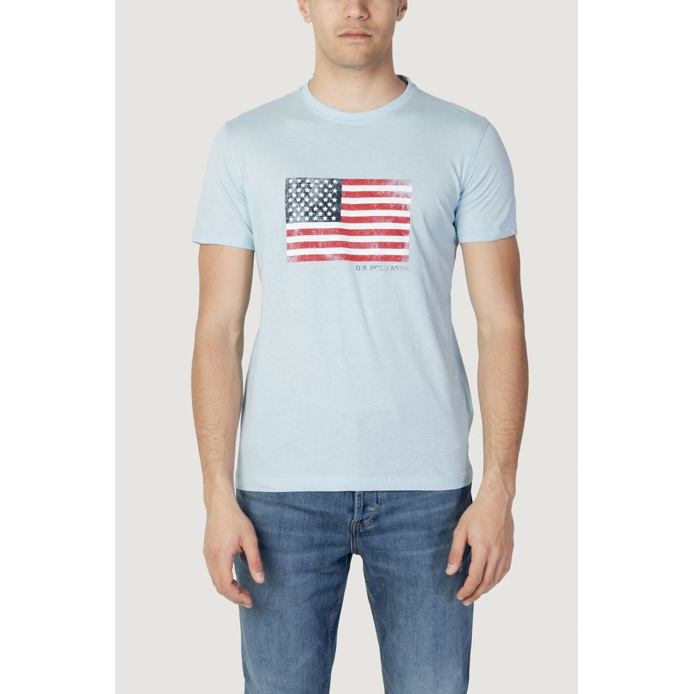 U.S. POLO ASSN. Blue Cotton T-Shirt