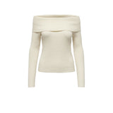 Only Cream Viscose Sweater