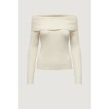 Only Cream Viscose Sweater