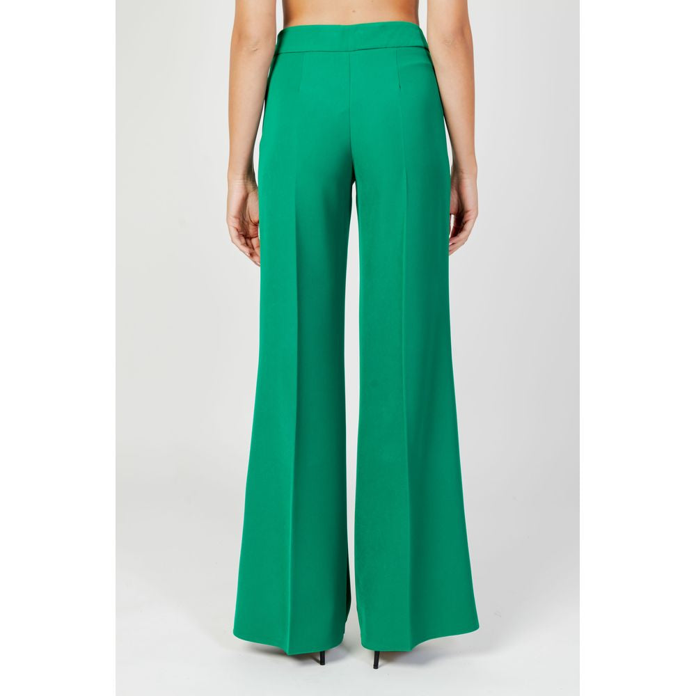 Sandro Ferrone Green Polyester Jeans & Pant