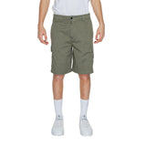 Calvin Klein Jeans Green Cotton Short