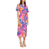 Vila Clothes Multicolor Viscose Dress