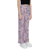 Only Purple Viscose Jeans & Pant