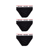 Moschino Black Cotton Underwear