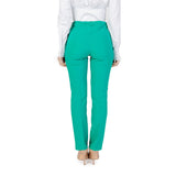 Sandro Ferrone Green Polyester Jeans & Pant