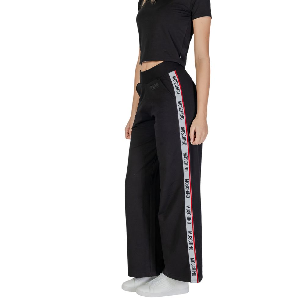 Moschino Black Cotton Jeans & Pant