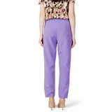 Only Purple Polyester Pants