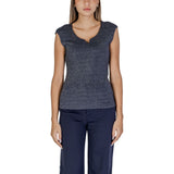 Street One Blue Viscose Tank Tops