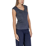Street One Blue Viscose Tank Tops