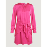 Vila Clothes Pink Polyester Short Dress