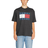 Tommy Hilfiger Jeans Black Cotton T-Shirt