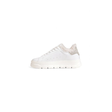 Crime London White Leather Chunky Sneakers