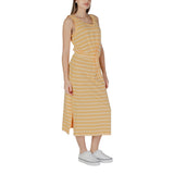 B.Young Bicolor Cotton Long Dress