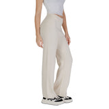 Vero Moda Cream Viscose Casual Pants
