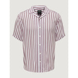 Only & Sons Purple Viscose Shirt