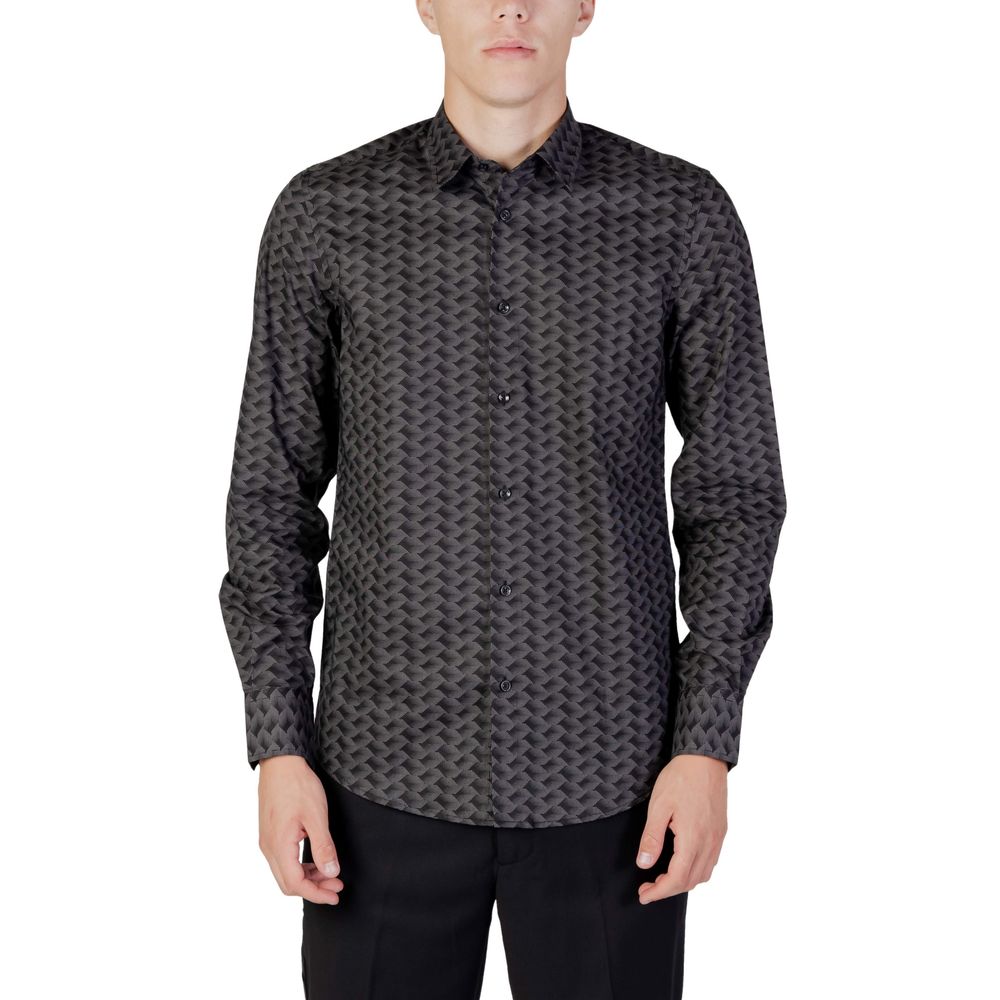 Antony Morato Gray Cotton Shirt