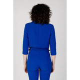 Rinascimento Blue Polyester Suits & Blazer