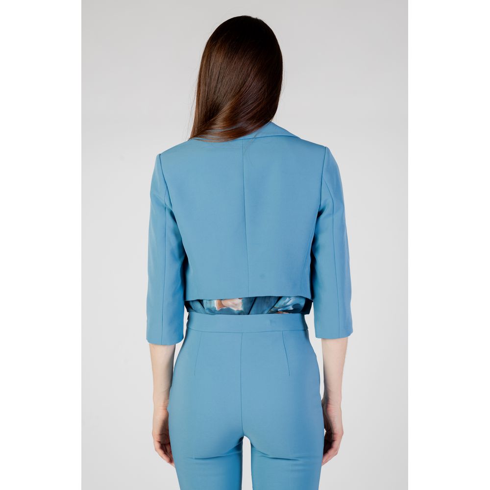 Rinascimento Turquoise Polyester Suits & Blazer