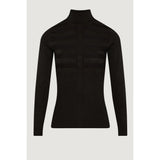 Morgan De Toi Black Viscose Turtleneck