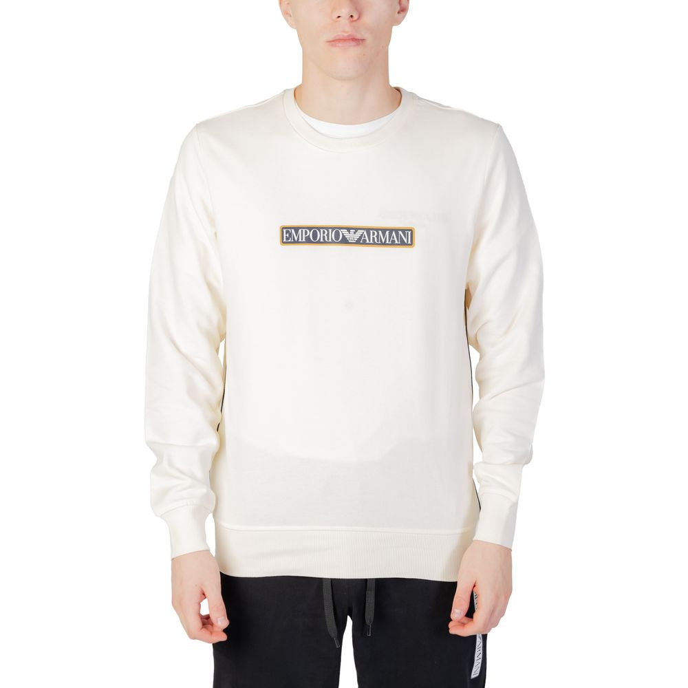 Emporio Armani Underwear Cream Cotton Sweater