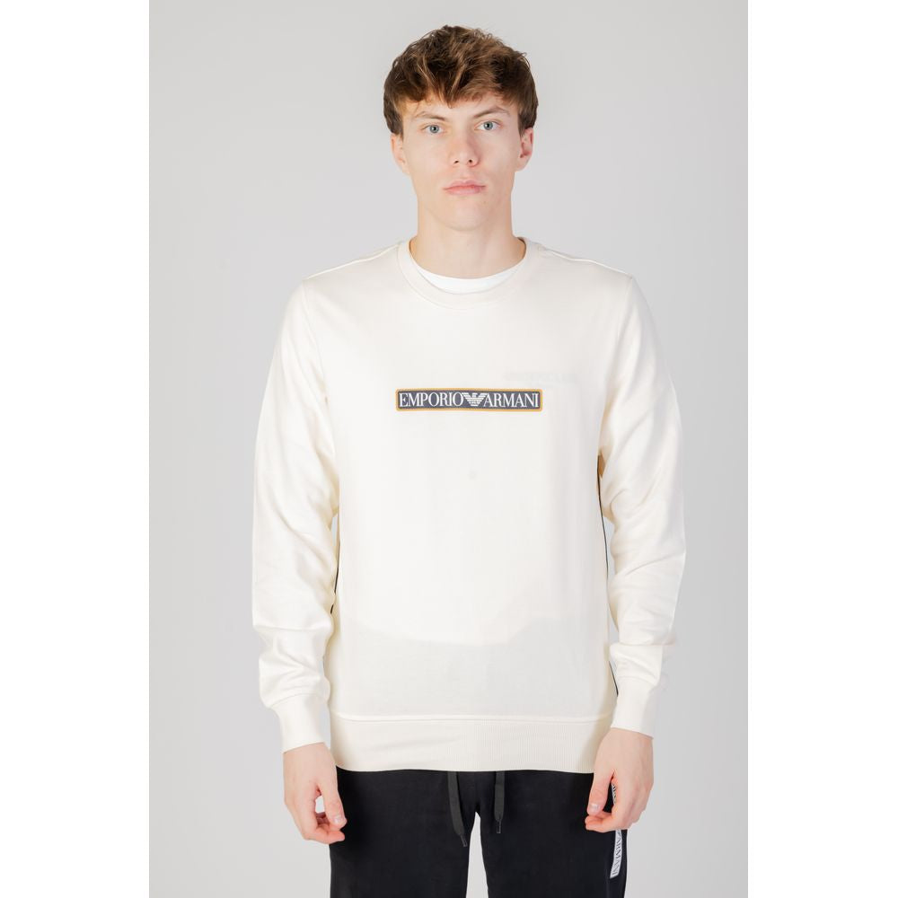 Emporio Armani Underwear Cream Cotton Sweater