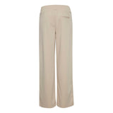 ICHI Beige Recycled Polyethylene Jeans & Pant