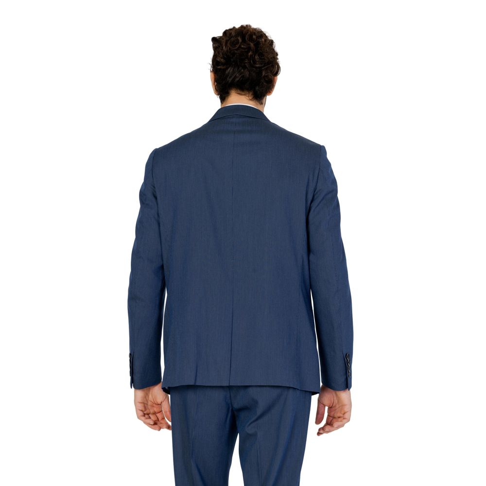 Antony Morato Blue Polyester Suit