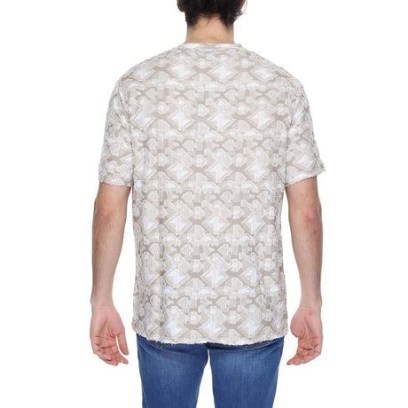 Antony Morato Beige Polyester T-Shirt