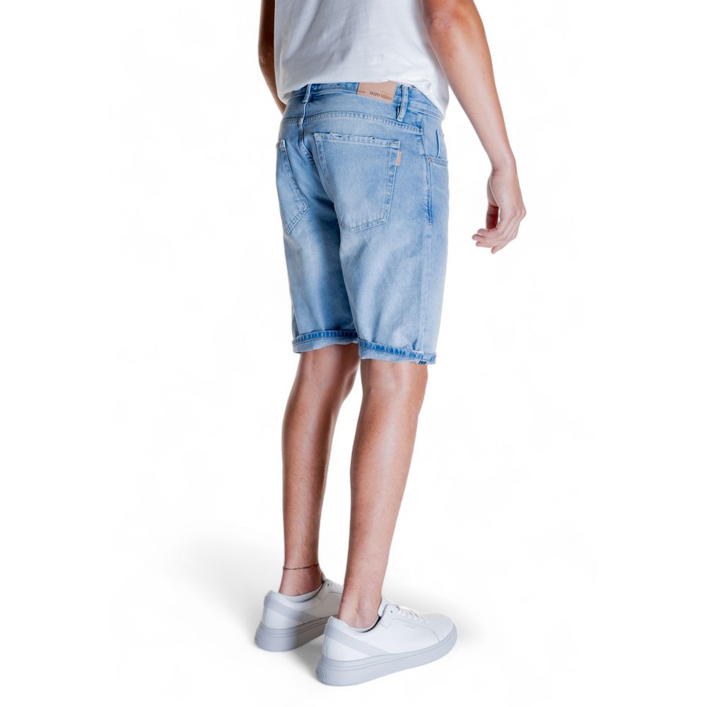 Antony Morato Light Blue Cotton Short