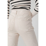 Morgan De Toi Beige Cotton Jeans & Pant