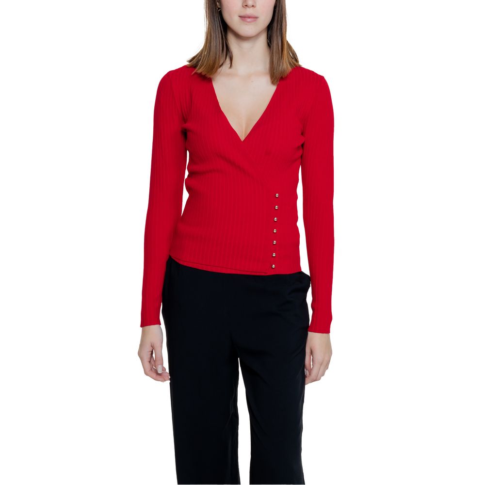 Morgan De Toi Red Viscose Tops & T-Shirt