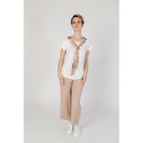 Alviero Martini Prima Classe Beige Viscose Tops & T-Shirt