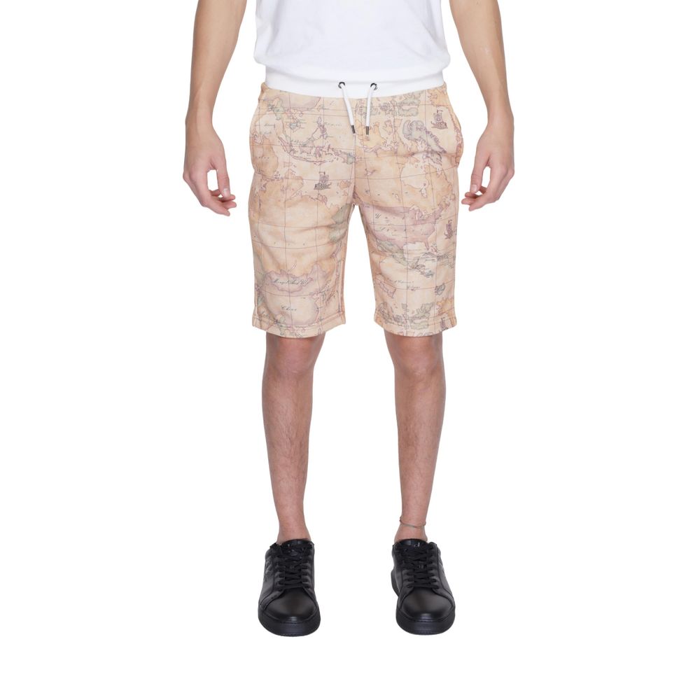 Alviero Martini Prima Classe Beige Polyester Short