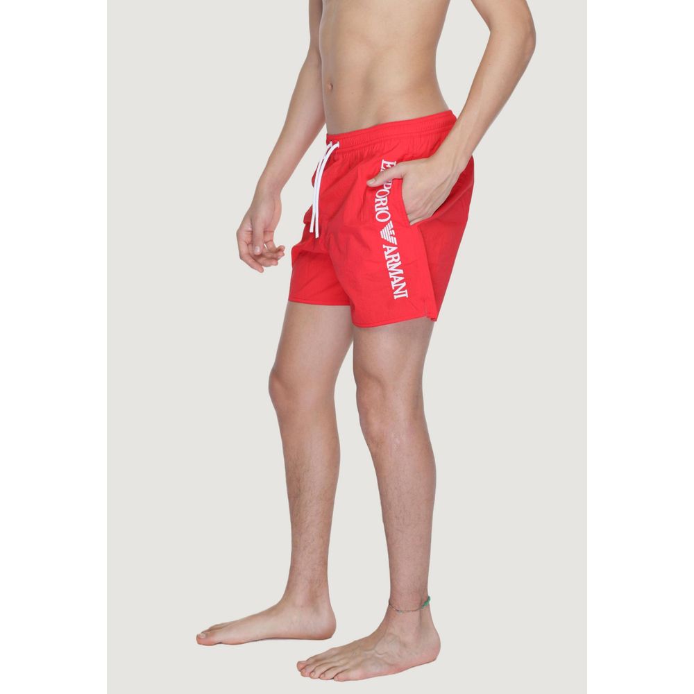 Emporio Armani Underwear Red Polyamide Swimwear