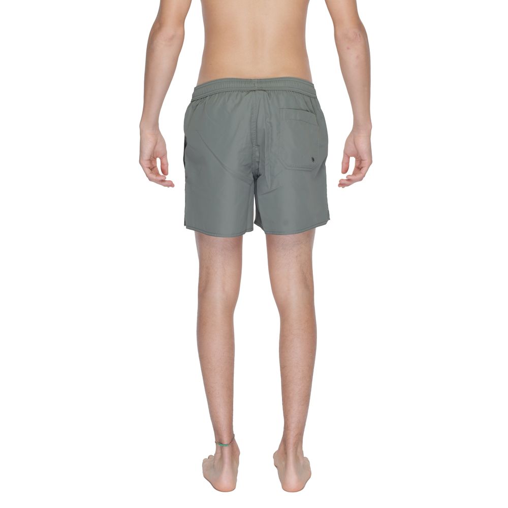 Emporio Armani Underwear Green Polyester Swimwear