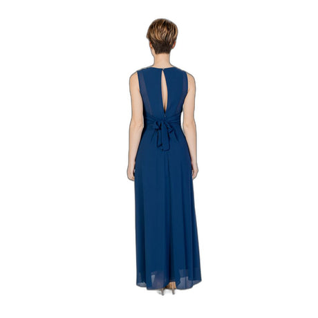 Rinascimento Blue Polyester Dress