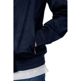 Hamaki-Ho Blue Polyester Bomber