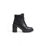 Timberland Black Recycled Leather High Heel Pumps