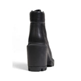 Timberland Black Recycled Leather High Heel Pumps