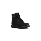 Timberland Black Recycled Leather Lace-Up Boots